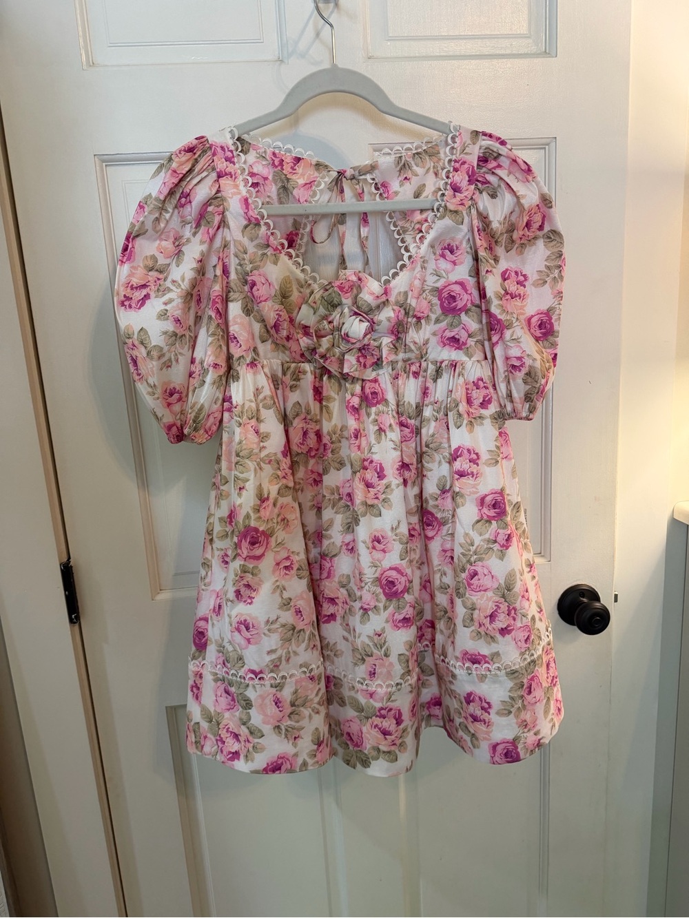 Floral Puff Sleeve For Love and lemons dress NWT